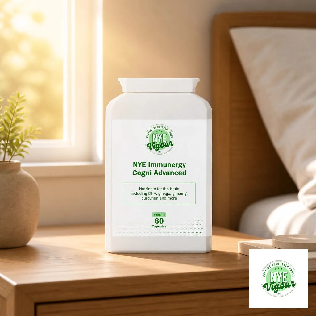 NYE Immunergy Cogni Advanced, in its current bottle and original green label